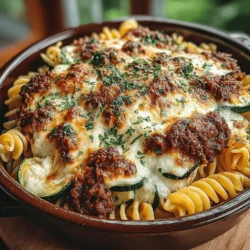 When it comes to satisfying family dinners, few dishes can compete with the allure of a baked pasta dish. The Zesty Zucchini Pasta Bake not only delivers on taste but also champions health-conscious ingredients, making it an ideal choice for families and busy individuals alike. This delightful recipe combines tender zucchini with whole wheat pasta, creating a comforting meal that doesn't compromise on nutrition. With the right balance of flavors and textures, this dish is set to become a staple in your kitchen.