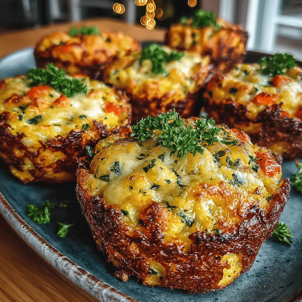Mini Veggie & Cheese Hash Nests are a delightful and innovative way to enjoy a medley of vegetables, combined with the comforting flavors of cheese and potatoes. This dish is not only visually appealing but also versatile enough to serve as an appetizer, a snack, or even a light meal. With their crispy exterior and soft, cheesy interior, these nests are sure to be a hit at any gathering or family dinner.
