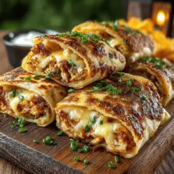 Creating the perfect Mini Turkey Cheddar Roll-Up Melts begins with mastering the rolling technique. To ensure a well-formed roll-up, it is crucial to roll the tortillas tightly. This not only helps maintain the integrity of the roll but also prevents the contents from spilling out during cooking.