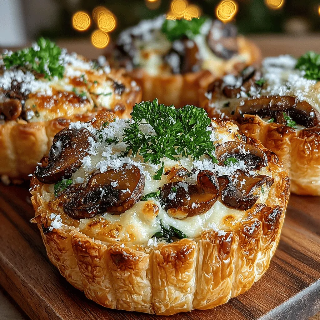 Mini Spinach & Mushroom Melt Cups are a delightful and savory treat that harmoniously blends earthy flavors with creamy textures, making them an ideal addition to any gathering or a special snack for yourself. These bite-sized delights feature a filling of sautéed spinach and mushrooms, enveloped in a rich mixture of cheeses, all nestled within crispy phyllo pastry cups. Their elegant presentation and irresistible taste are sure to impress your guests, whether served at a dinner party, a holiday celebration, or simply as an afternoon snack.