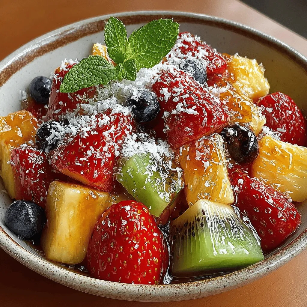 As the sun shines brighter and temperatures rise, there’s nothing quite like a vibrant, refreshing bowl of tropical fruits to cool down and invigorate the senses. The Tropical Fruit Fiesta Bowl is not only a feast for the eyes but also a nutrient-packed dish that celebrates the bounty of nature. Bursting with color and flavor, this recipe is perfect for any occasion—whether you're hosting a summer barbecue, planning a brunch with friends, or simply looking to elevate your breakfast routine.