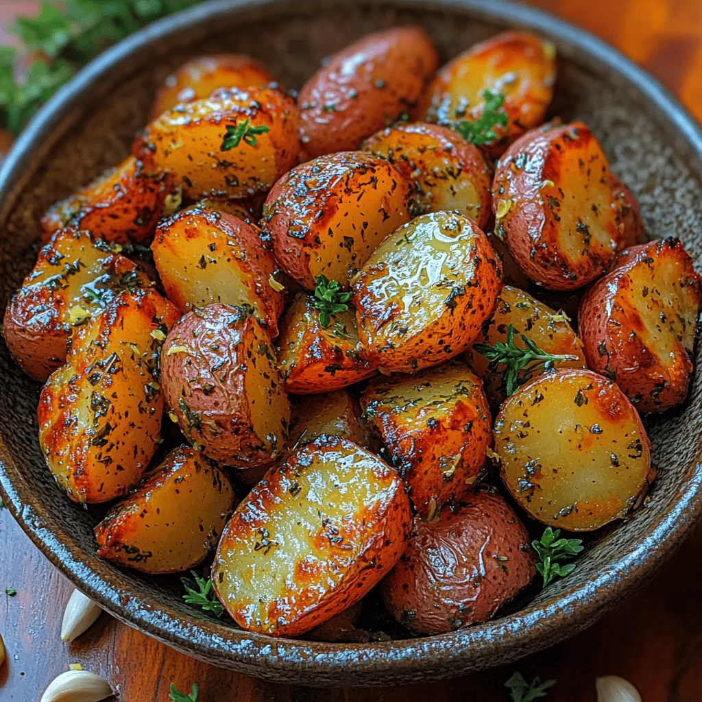 Garlic roasted baby potatoes are small, tender potatoes that are tossed in a blend of olive oil, minced garlic, and seasonings before being roasted to perfection. The result is a dish that balances crispy and creamy textures, enhanced by the aromatic flavor of garlic and the earthy richness of potatoes. The beauty of this dish lies in its ability to complement a wide range of main courses, from grilled meats and fish to vegetarian entrees and hearty salads.