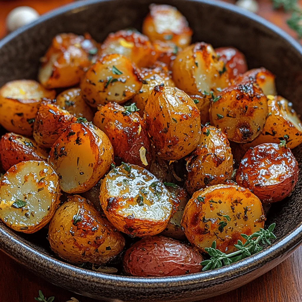 Garlic roasted baby potatoes are small, tender potatoes that are tossed in a blend of olive oil, minced garlic, and seasonings before being roasted to perfection. The result is a dish that balances crispy and creamy textures, enhanced by the aromatic flavor of garlic and the earthy richness of potatoes. The beauty of this dish lies in its ability to complement a wide range of main courses, from grilled meats and fish to vegetarian entrees and hearty salads.
