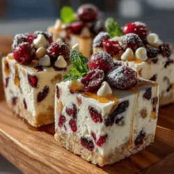 Frozen Yogurt Cranberry Bliss Bars are an irresistible treat that caters to those who crave a delightful dessert without compromising their health goals. This recipe marries the creamy texture of Greek yogurt with the vibrant tartness of cranberries, creating a balance of flavors that is both refreshing and satisfying. With the addition of natural sweeteners like honey or maple syrup, these bars offer a guilt-free indulgence that can be enjoyed on warm days or as a nourishing snack at any time of the year.