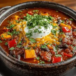 One of the standout features of this chili recipe is its health-conscious approach. Autumn Delight Chili is packed with nutritious ingredients that provide a range of health benefits. Starting with the meat, you have the option of using ground turkey or ground beef. Each has its own nutritional advantages: