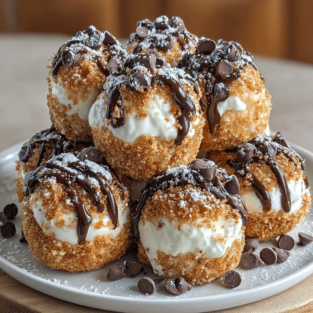 The churro coating is what truly elevates these frozen yogurt bites, giving them a delightful crunch and flavor profile reminiscent of the classic dessert. Here’s how to craft the perfect churro coating using graham cracker crumbs and cinnamon-sugar.
