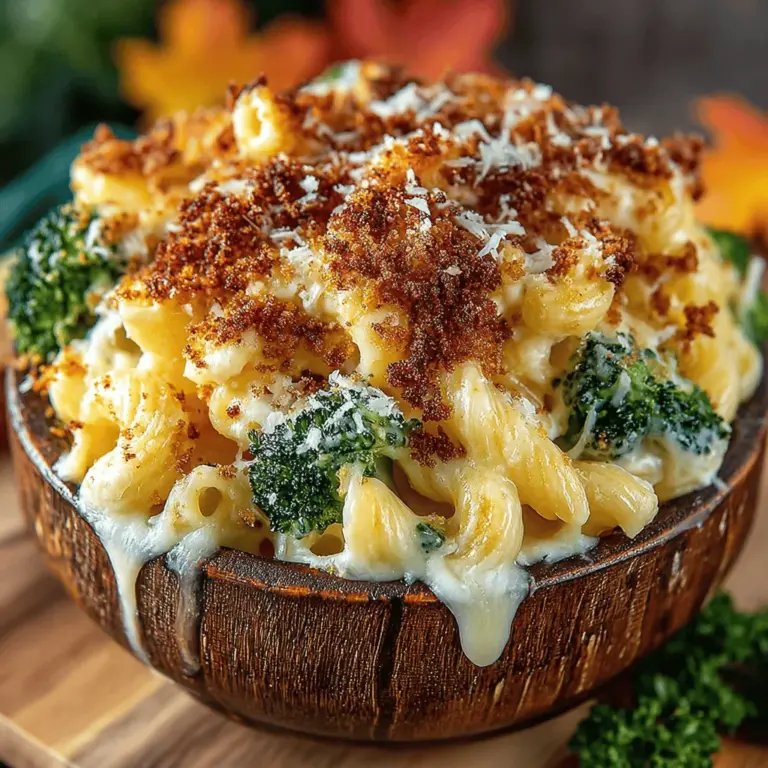 Autumn is a season that invites us to slow down and savor the flavors it has to offer. With its bounty of root vegetables, hearty greens, and comforting spices, fall cooking encourages us to embrace the warmth of our kitchens. Seasonal ingredients bring not only freshness but also a depth of flavor that can transform simple dishes into something extraordinary. Broccoli, in particular, is a standout during this season. This vibrant green vegetable is not only visually appealing but also packed with essential vitamins and minerals. When added to mac and cheese, it provides a nutritious twist to the traditional recipe, giving you the perfect balance of comfort and health.