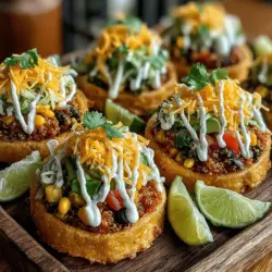 Mini Veggie Queso Taco Boats