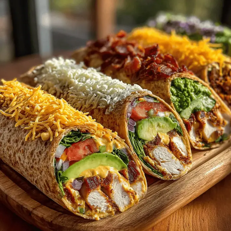 While the classic Turkey Club Wrap is delicious on its own, you can elevate it further by incorporating optional additions such as pickles and cucumbers. These ingredients introduce a delightful crunch and tangy flavor that complement the savory turkey and creamy sauce. Pickles add a zesty note, while cucumbers provide a refreshing crunch. Feel free to experiment with these additions based on your family's taste preferences!