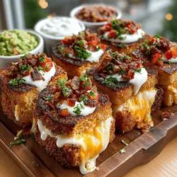 In recent years, sliders and nachos have emerged as two of the most beloved comfort foods, often taking center stage at gatherings, parties, and family meals. Their ability to adapt to various flavors and styles makes them incredibly versatile, appealing to a wide range of palates. As food enthusiasts look for innovative ways to elevate traditional dishes, the Mini Grilled Cheese Nacho Sliders have entered the culinary scene as a delightful fusion of these two favorites. This recipe offers a unique twist on classic grilled cheese sandwiches and nachos, combining gooey cheese, crispy bread, and zesty toppings into a bite-sized treat that is sure to impress.