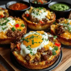 In recent years, breakfast casseroles have surged in popularity, becoming a staple for busy families, brunch gatherings, and potluck events. Their appeal lies in their simplicity and versatility, allowing cooks to whip up a hearty meal that combines flavors and ingredients in one convenient dish. Among the myriad of options, Mini Breakfast Taco Casserole Bites stand out as a playful twist on traditional breakfast fare. These bite-sized delights encapsulate the essence of breakfast tacos in a portable format, making them perfect for on-the-go mornings or leisurely brunches with friends.