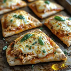 Mini Chicken Parm Pita Triangles: A Flavorful Delight