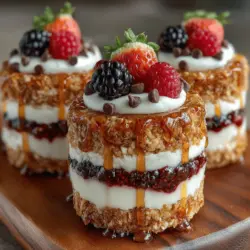 In a world where healthy snacks often feel like a compromise on taste, Frozen Yogurt Oatmeal Sandwich Bites emerge as a delightful solution. This innovative treat combines the wholesome goodness of oats with the creamy indulgence of yogurt, creating a satisfying and nutritious option for any time of day. Whether you’re looking for a post-workout snack, a light dessert, or a convenient on-the-go treat, these bites check all the boxes. They are easy to prepare, irresistibly tasty, and can be customized to suit your personal preferences.