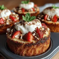 Frozen Yogurt Strawberry Muffin Rings Recipe
