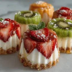 To achieve the perfect texture and flavor, it is essential to allow your Frozen Strawberry Kiwi Yogurt Bites enough time to freeze thoroughly. For optimal results, freeze them for at least 4 to 6 hours. This duration ensures that the yogurt becomes firm, allowing for easy removal from the tray and a satisfying bite when enjoyed. If you plan on making these treats ahead of time, consider freezing them overnight. This not only solidifies them completely but also enhances their flavor as the ingredients meld together beautifully during the extended freezing period.