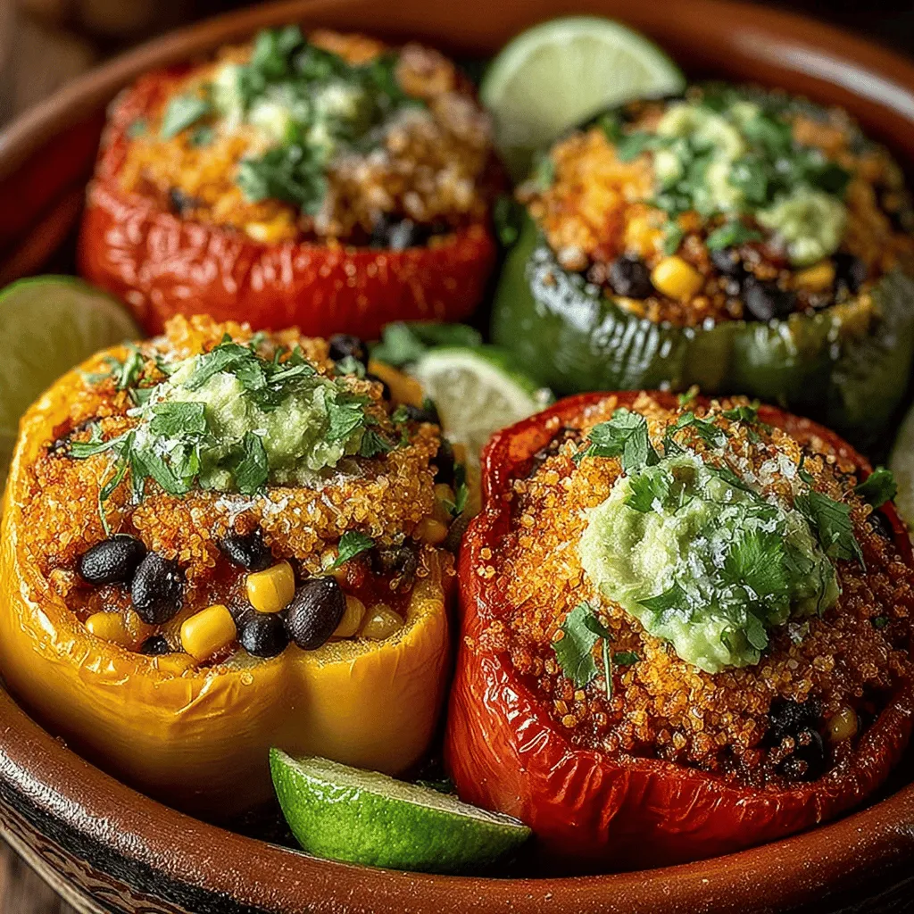 Stuffed bell peppers have long been a staple in kitchens around the world, celebrated for their versatility and vibrant presentation. This dish allows for endless customization, making it easy to cater to various dietary preferences and flavor profiles. In this recipe, we will explore a unique twist on the classic stuffed bell pepper by incorporating quinoa and an array of fresh, seasonal produce. The result is a colorful, healthy meal that is not only visually appealing but also packed with flavor and nutrients.