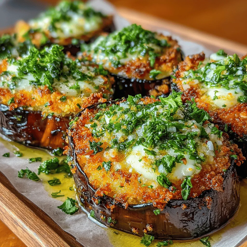 Eggplant, often regarded as one of the most versatile vegetables in the culinary world, has long been a staple in various cuisines. With its unique texture and ability to absorb flavors, eggplant lends itself beautifully to a myriad of dishes, from hearty stews to light salads. Today, we’re focusing on a delightful recipe that showcases this incredible vegetable: Garlic Herb Crusted Eggplant Slices. This dish combines the earthiness of eggplant with the robust flavors of garlic and fresh herbs, making it a perfect appetizer or side dish for any occasion.