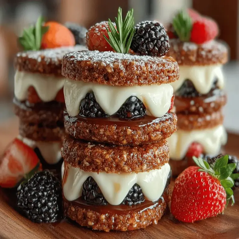 When you think of desserts that bring joy and satisfaction, Berry Bliss Cookie Sandwiches certainly come to mind. These delightful treats not only satisfy your sweet tooth but also offer a unique twist on traditional cookies by incorporating creamy yogurt and vibrant berries. The result is a dessert that feels indulgent yet is made with wholesome ingredients, making it a perfect choice for those who want to enjoy a sweet treat without the guilt.