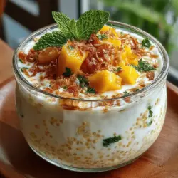 In today’s fast-paced world, finding a breakfast option that is both nutritious and convenient can be a challenge. Enter overnight oats—a delightful solution for those who want to enjoy a wholesome meal without the morning rush. Overnight oats are not only easy to prepare but also offer a canvas for creativity, allowing you to mix and match flavors to suit your palate. One of the most refreshing combinations is the Tropical Coconut Mango Overnight Oats, which transports your taste buds to sun-kissed beaches with every bite.