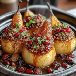As the seasons shift and the air turns crisp, few things evoke the warmth of home quite like the enticing aroma of Slow-Cooked Cinnamon Pear Delight wafting through the kitchen. This delightful dish is a beautiful harmony of tender, juicy pears infused with the comforting spices of cinnamon and nutmeg, all melded together with the natural sweetness of brown sugar. It's a recipe that not only warms the heart but also offers a versatile experience, perfect for serving as a cozy dessert, a luscious topping for pancakes or yogurt, or even a sumptuous addition to breakfast.