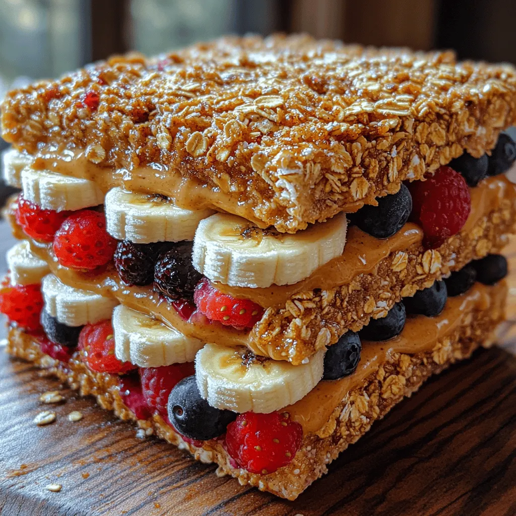 <strong>Introduction</strong>” /></p>
</p>
<p>Creating healthy snacks that are both delicious and visually appealing can often feel like a daunting task. However, Frozen Banana Berry Crunch Sandwiches are an ideal solution, combining the natural sweetness of bananas and berries with the satisfying crunch of oats and granola. This recipe is perfect for families looking to enjoy a nutritious treat without compromising on taste. Let’s delve deeper into the steps required to make these delightful sandwiches, along with tips, nutritional insights, and creative variations.</p>
</p>
<h2>Importance of Banana Slicing Technique for Structure</h2>
</p>
<p>The first step in making your Frozen Banana Berry Crunch Sandwiches is slicing the bananas. The technique you use for slicing is crucial for the structural integrity of your sandwiches. Aim for uniform slices, approximately 1/4 inch thick. This thickness is ideal for ensuring that the banana slices hold together well when stacked with the berry mixture and nut butter. If your slices are too thin, they may become mushy and fall apart during assembly. Conversely, if they are too thick, they may overpower the other flavors. Consistency in slicing will help maintain the perfect balance of texture and taste in each sandwich.</p>
</p>
<h2>Creating the Berry Mixture</h2>
</p>
<p>To prepare the berry mixture, you will need a selection of fresh or frozen berries. Common choices include strawberries, blueberries, raspberries, or a mix of all three. Start by measuring out about 1 cup of berries. If using frozen berries, allow them to thaw slightly before mashing.</p>
</p>
<h3>How to Achieve the Right Texture for the Berry Mash</h3>
</p>
<p>In a bowl, use a fork or a potato masher to gently crush the berries until they reach a chunky, spreadable consistency. You want to break down the berries enough to release their juices and create a vibrant mixture, but not so much that they become a puree. A chunky berry mash will provide a wonderful contrast in texture against the creamy nut butter and the smoothness of the banana, creating a delightful experience with every bite.</p>
</p>
<h2>Assembling the Sandwiches</h2>
</p>
<p>Now, it’s time to assemble your sandwiches. Start by laying out your banana slices on a clean surface. For each sandwich, spread a layer of nut butter (such as almond, peanut, or sunflower seed butter) on one slice of banana. This nut butter acts as a glue, helping to hold the sandwich together while adding a rich flavor.</p>
</p>
<h3>Tips for Spreading Nut Butter and Berry Mixture Evenly</h3>
</p>
<p>When spreading the nut butter, use a small spatula or the back of a spoon to ensure an even layer that reaches the edges of the banana slice. This will help to encapsulate the berry mixture, preventing any spillage when you bite into the sandwich. Next, add a generous spoonful of the berry mash on top of the nut butter and gently place another banana slice on top to complete the sandwich. Repeat this process until you have assembled as many sandwiches as desired.</p>
</p>
<h2>Coating the Sandwiches</h2>
</p>
<p>Once your sandwiches are assembled, it’s time to coat them with the oat-granola mixture. This mixture will add a delightful crunch and enhance the nutritional profile of your sandwiches.</p>
</p>
<h3>Importance of the Oat-Granola Mixture for Texture and Nutrition</h3>
</p>
<p>To make the oat-granola coating, combine rolled oats with some crushed granola of your choice in a shallow dish. The granola not only adds flavor but also provides an additional layer of texture, making each bite even more enjoyable.</p>
</p>
<p>Carefully roll each assembled sandwich in the oat-granola mixture, ensuring that the sides are well-coated. This step is essential for achieving that satisfying crunch and for adding fiber and whole grains to your snack.</p>
</p>
<h2>Freezing Process</h2>
</p>
<p>Now that your sandwiches are fully assembled and coated, it’s time to freeze them. Freezing is crucial for setting the ingredients and creating a refreshing treat.</p>
</p>
<h3>Best Practices for Freezing to Maintain Texture</h3>
</p>
<p>Place the sandwiches on a baking sheet lined with parchment paper, ensuring they are spaced apart. This prevents them from sticking together while freezing. Once all sandwiches are on the sheet, place them in the freezer for about 1-2 hours or until they are firm. After they have frozen, you can transfer them to an airtight container or a resealable plastic bag for longer storage. This method helps maintain their texture and prevents freezer burn.</p>
</p>
<h2>Nutritional Analysis</h2>
</p>
<p>Understanding the nutritional benefits of your Frozen Banana Berry Crunch Sandwiches can enhance their appeal, especially when comparing them to traditional desserts and snacks.</p>
</p>
<h3>Breakdown of Calories and Nutrients per Serving</h3>
</p>
<p>Each sandwich contains approximately 150-200 calories, depending on the nut butter and granola used. They are rich in essential nutrients, including fiber, healthy fats, and vitamins from the fruit. A typical serving can provide:</p>
</p>
<p>– <strong>Calories</strong>: 150-200</p>
<p>– <strong>Fat</strong>: 7-10g (healthy fats from nut butter)</p>
<p>– <strong>Carbohydrates</strong>: 25-30g (from bananas and berries)</p>
<p>– <strong>Fiber</strong>: 4-5g</p>
<p>– <strong>Protein</strong>: 3-5g</p>
</p>
<h3>Comparison with Traditional Desserts and Snacks</h3>
</p>
<p>When compared to traditional desserts like cookies or ice cream, these sandwiches offer a significantly lower calorie count and a higher nutritional value. For instance, a standard chocolate chip cookie can contain upwards of 200 calories with minimal nutritional benefits. In contrast, the Frozen Banana Berry Crunch Sandwiches provide a wholesome alternative, packed with natural sweetness and essential nutrients.</p>
</p>
<h3>Benefits of Choosing Healthy Snacks for Families</h3>
</p>
<p>Incorporating healthy snacks like these sandwiches into your family’s diet can promote better eating habits and provide lasting energy. They are perfect for after-school snacks, lunchbox treats, or a refreshing dessert on hot days. Additionally, involving children in the preparation process can encourage them to make healthier food choices and appreciate the benefits of nutritious ingredients.</p>
</p>
<h2>Creative Variations</h2>
</p>
<p>While the classic banana and berry combination is delightful, there are countless ways to customize your sandwiches for added variety and flavor.</p>
</p>
<h3>Flavor Combinations</h3>
</p>
<p>Experiment with other fruit and nut butter pairings. For example, consider using:</p>
</p>
<p>– <strong>Peach and almond butter</strong>: Sweet and nutty, this combo offers a unique flavor profile.</p>
<p>– <strong>Mango and cashew butter</strong>: A tropical twist that adds a creamy texture.</p>
<p>– <strong>Mixed tropical fruits with coconut butter</strong>: Perfect for a refreshing island-inspired treat.</p>
</p>
<h3>Dietary Modifications</h3>
</p>
<p>For those with dietary restrictions, these sandwiches can easily accommodate various needs:</p>
</p>
<p>– <strong>Vegan</strong>: Ensure your nut butter is free from added sugars or dairy.</p>
<p>– <strong>Gluten-Free</strong>: Use certified gluten-free oats and granola.</p>
<p>– <strong>Nut-Free</strong>: Substitute nut butter with seed butter, such as sunflower seed butter, to create a safe and delicious alternative.</p>
</p>
<h2>Serving Suggestions</h2>
</p>
<p>Presentation can elevate your Frozen Banana Berry Crunch Sandwiches from simple snacks to gourmet treats.</p>
</p>
<h3>Ideas for Creative Presentations and Pairings</h3>
</p>
<p>1. <strong>Fruit Kebabs</strong>: Skewer the sandwiches with fresh fruit pieces for a fun and colorful display.</p>
<p>2. <strong>Yogurt Parfaits</strong>: Layer the sandwiches with yogurt and additional berries in a glass for a delightful parfait.</p>
<p>3. <strong>Ice Cream Sandwiches</strong>: For a special treat, sandwich a scoop of your favorite ice cream between two banana slices, then coat with oats and freeze.</p>
</p>
<h2>Conclusion</h2>
</p>
<p>Frozen Banana Berry Crunch Sandwiches are a delightful way to indulge in a healthy snack that the whole family will love. They are versatile, easy to make, and perfect for various occasions, from after-school treats to summer parties. By choosing wholesome ingredients and experimenting with flavors, you can create a nutritious snack that satisfies sweet cravings while delivering essential nutrients.</p>
</p>
<p>Encouraging your family to enjoy these healthy sandwiches can lead to better eating habits and a greater appreciation for nutritious foods. So, gather your ingredients, get creative with flavors, and enjoy the deliciousness of Frozen Banana Berry Crunch Sandwiches in your home!</p>
</div>