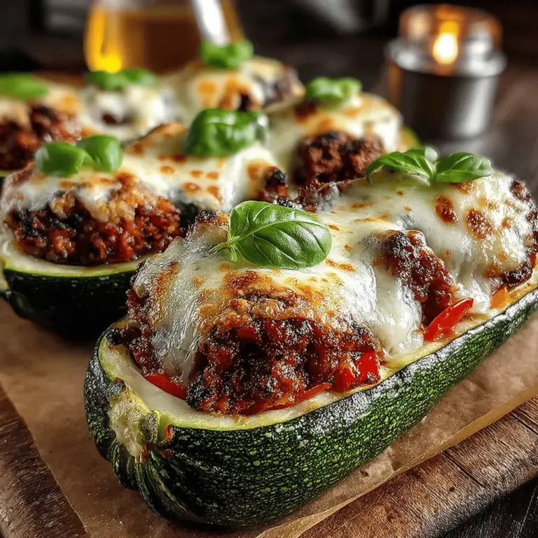 In today's fast-paced world, finding nutritious meals that are both satisfying and easy to prepare can be a challenge. Enter zucchini boats, an innovative and health-conscious culinary concept that transforms this versatile vegetable into a delicious vessel for a variety of fillings. Zucchini boats not only promote healthy eating but also offer an exciting way to incorporate more vegetables into your diet. They are particularly ideal for those seeking low-carb alternatives without sacrificing flavor or texture.