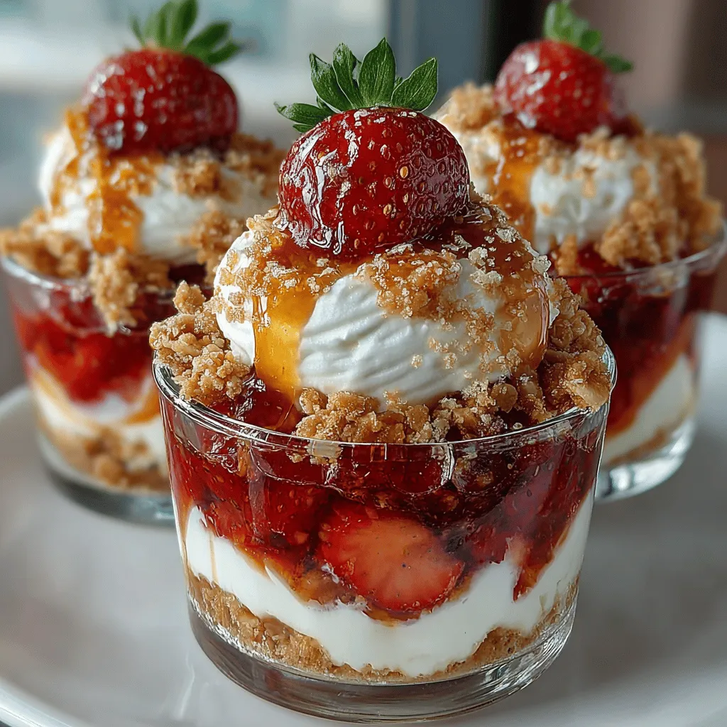 Indulging in a refreshing dessert doesn't have to mean sacrificing health for flavor. Enter Frozen Strawberry Crunch Cups—a delightful treat that harmonizes the natural sweetness of strawberries, the creaminess of yogurt, and a satisfying crunch, all conveniently packaged in a single cup. This recipe is perfect for warm days, serving as a guilt-free snack or a splendid dessert option that is sure to please both kids and adults alike. Not only are these cups a delicious treat, but they are also packed with nutrients and can be easily customized to suit individual tastes, making them an exciting addition to your dessert repertoire.