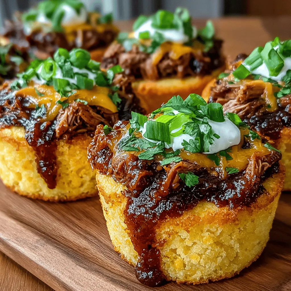 Mini BBQ Chicken Cornbread Bowls are a delightful fusion of flavors that expertly blend the sweetness of cornbread with the savory richness of BBQ chicken. These bite-sized treats have become increasingly popular, making them a staple at gatherings, weeknight dinners, and as a fun appetizer option that is sure to impress. The allure of these bowls lies not only in their taste but also in their presentation; they are visually appealing and easy to serve, making them a hit among both kids and adults alike. As we delve into the recipe, we’ll explore the ingredients, preparation methods, and some fascinating details about each component that contributes to the overall experience of making and savoring these delicious creations.
