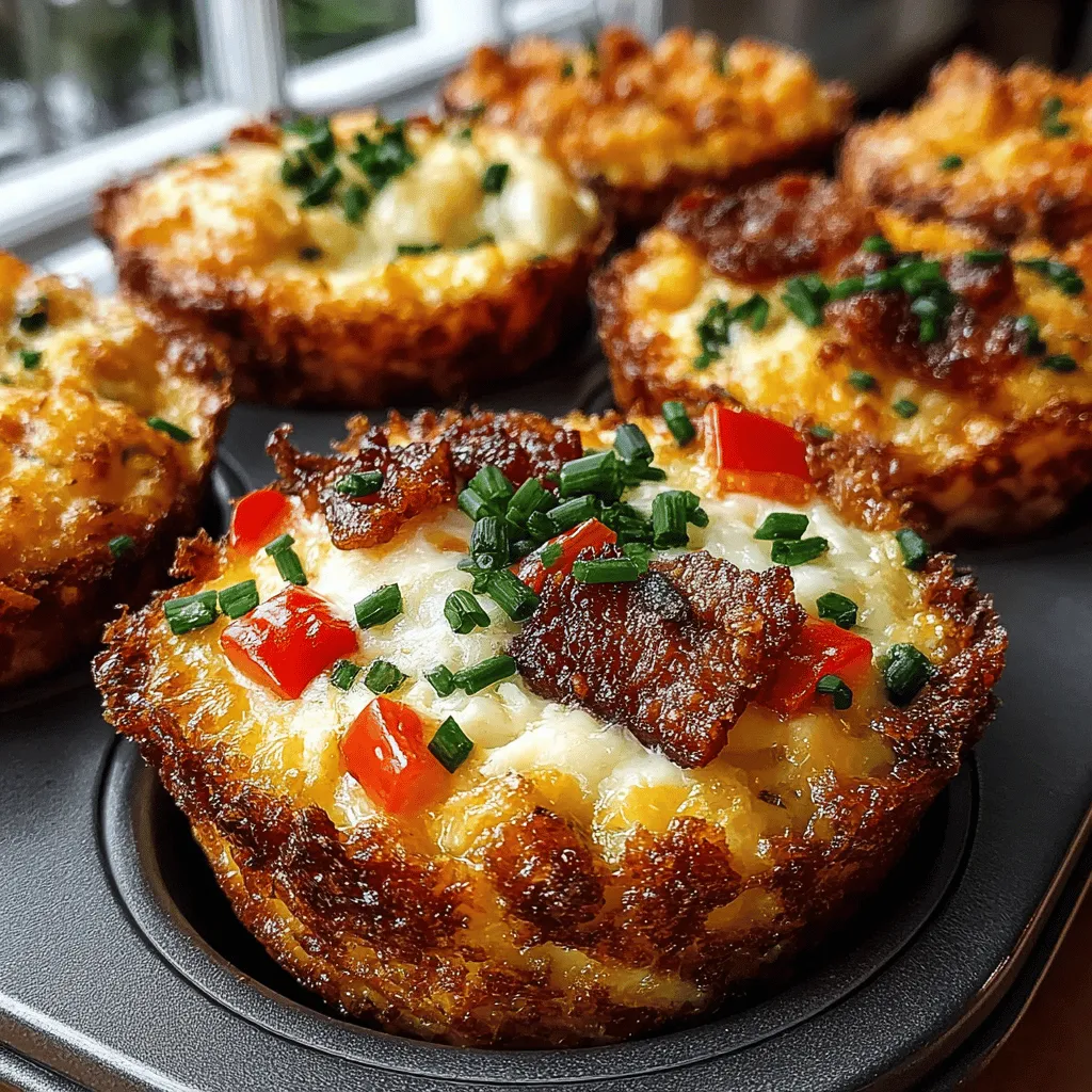 In the world of breakfast, finding the perfect blend of convenience, flavor, and nutrition can often feel like a daunting task. Early mornings can be rushed, and many people find themselves reaching for quick, often unhealthy options. Enter Mini Frittata Hash Brown Disks: a delightful twist on traditional frittatas that not only satisfy your morning cravings but also offer versatility and ease of preparation. These bite-sized wonders combine the crispy texture of hash browns with a fluffy, flavorful egg filling, making them an ideal choice for busy mornings or leisurely brunches alike.