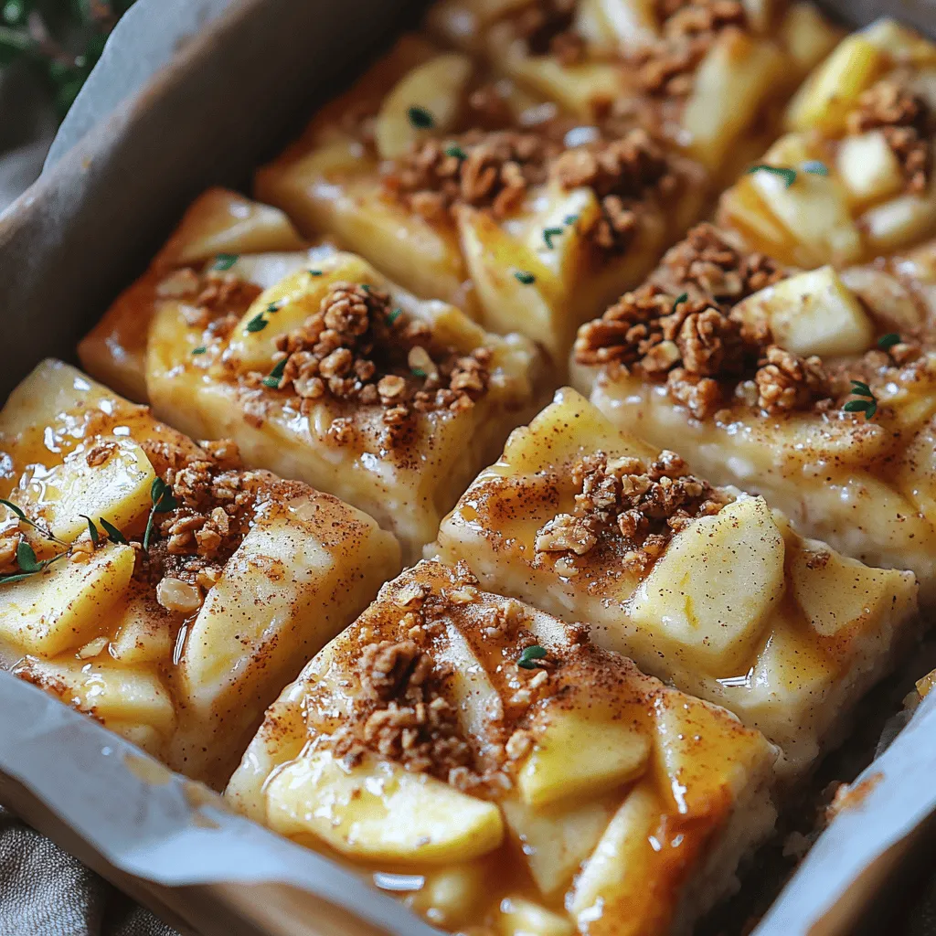 When preparing your Frozen Yogurt Apple Cinnamon Bars, one of the most critical steps is lining your pan with parchment paper or plastic wrap. This simple act may seem minor, but it plays a significant role in ensuring that your bars come out of the pan easily and without any mess. A properly lined pan prevents sticking, allowing you to lift the entire batch out in one clean piece. This not only enhances the presentation of your bars but also saves you the frustration of trying to scrape them out. When you’re ready to slice them, the lined surface ensures clean edges and perfect portions, making it easier to serve and enjoy every delightful bite.