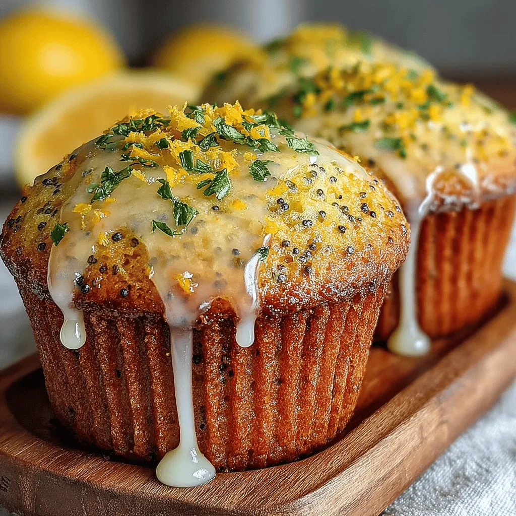 To create the perfect Zesty Glazed Lemon Poppy Seed Muffins, it’s essential to understand the role each ingredient plays in the recipe. Here, we break down the key components that contribute to the flavor, texture, and overall success of your muffins.