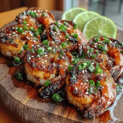 Maple glazed shrimp skewers offer a tantalizing blend of flavors that are sure to impress any seafood lover. The dish combines the succulent sweetness of maple syrup with the savory notes of soy sauce, creating a marinade that perfectly complements the natural flavor of shrimp. Whether you're hosting a summer barbecue, preparing a family dinner, or looking for an elegant appetizer for a special occasion, these skewers are both versatile and crowd-pleasing.