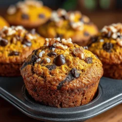 Wholesome Pumpkin Oatmeal Blender Muffins