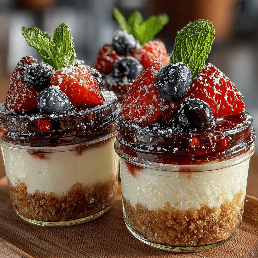 Delightful Mini No-Bake Cheesecake Parfaits