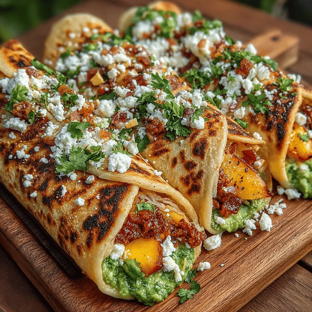 In the world of culinary delights, the fusion of sweet and spicy flavors can create an extraordinary experience for your taste buds. One such delightful dish that embodies this flavor combination is Sweet and Spicy Peach Wraps. These wraps not only captivate the eye with their vibrant colors, but they also pack a nutritional punch, making them an excellent choice for a light lunch or a sophisticated appetizer at your next gathering. The combination of juicy peaches, fresh greens, and a variety of complementary ingredients delivers a refreshing yet satisfying meal that is sure to impress.