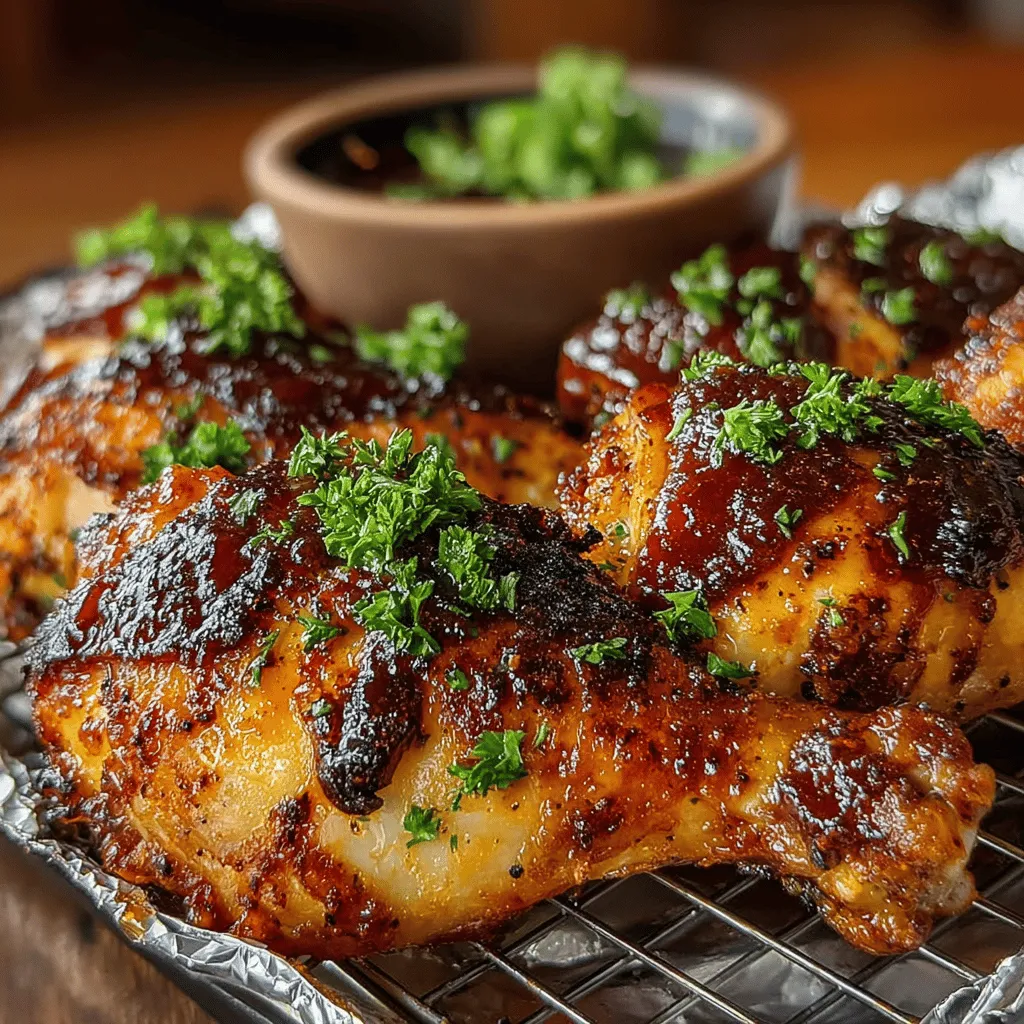 Smoky Sweet BBQ Chicken Drumsticks Recipe