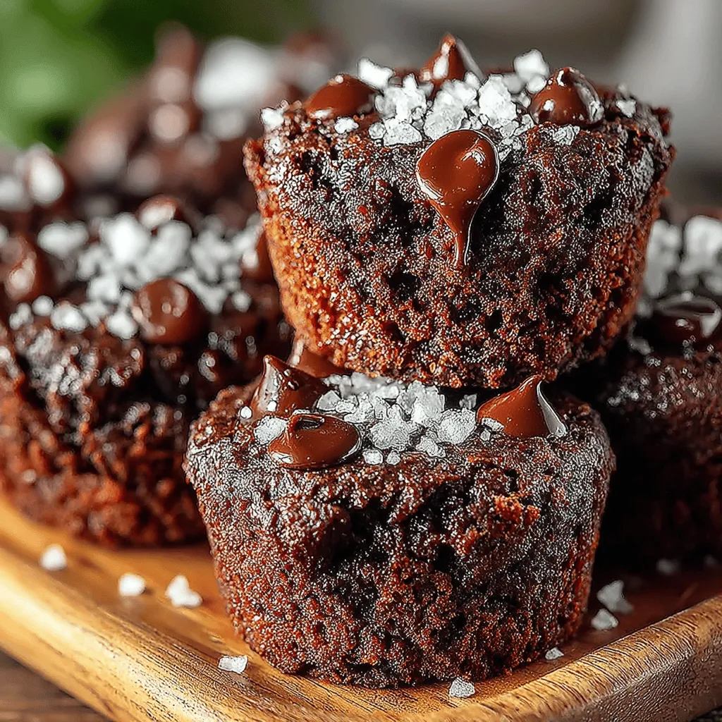 Decadent Fudgy Brownie Bites with Sea Salt