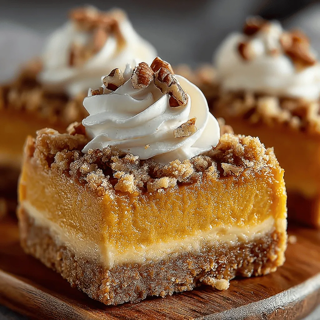 Pumpkin Paradise Pie Bars Recipe