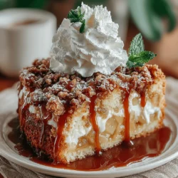 When it comes to delightful desserts, few can rival the warm, inviting flavors of an Apple Pecan Crumb Cake. This delectable treat combines the sweet and tart essence of fresh apples with the rich nuttiness of pecans, all enveloped in a tender cake and topped with a crunchy crumb layer. It is not just a dessert; it's an experience that evokes memories of cozy family gatherings and autumn afternoons spent picking apples. Each bite of this cake is a reminder of the comfort and joy that homemade desserts can bring.