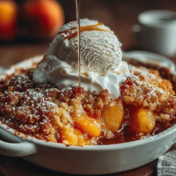 There’s something inherently comforting about a warm dessert that fills the home with sweet aromas and evokes cherished memories. Peach cobbler is one such delightful creation that embodies the essence of comfort food. With its gooey, juicy filling and a buttery, flaky crust, this dessert is not just food; it's an experience that wraps you in warmth and nostalgia. Whether it’s a summer gathering with friends or a cozy night in with family, peach cobbler brings a sense of togetherness and joy.