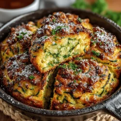 In the world of baking, finding innovative ways to incorporate vegetables into sweet treats can be both a challenge and a delight. The Zucchini Bliss Cookies Casserole is a perfect example of how you can create a delicious dessert while sneaking in some healthy ingredients. This unique recipe harmoniously blends the health benefits of fresh zucchini with the comforting flavors of cookies, resulting in a delightful casserole that is sure to please both kids and adults alike.