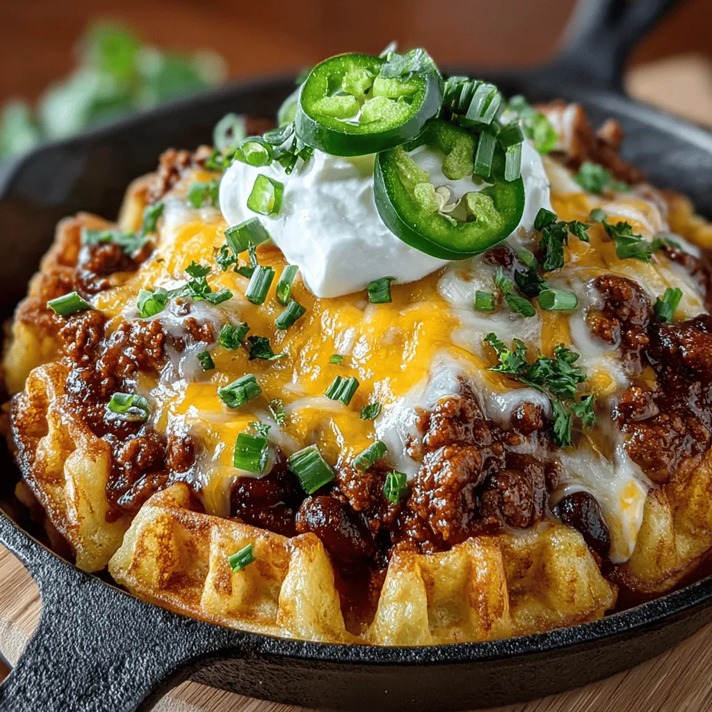 In the landscape of comfort foods, few combinations excite the palate quite like chili, mac and cheese, and waffle fries. Imagine the rich, savory taste of a hearty chili nestled beneath a creamy layer of mac and cheese, all served atop a bed of crispy, golden waffle fries. This Chili Mac Waffle Fry Skillet is a culinary adventure that brings together these beloved classics, transforming ordinary ingredients into an extraordinary dish that is sure to please family and friends alike.