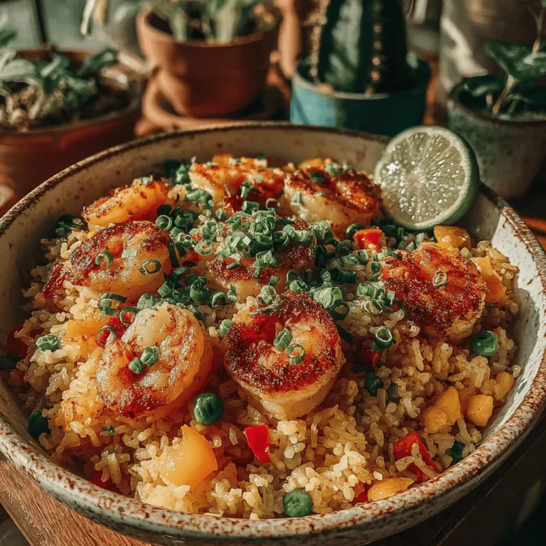 In the world of comfort food, few dishes rival the satisfying flavors and textures of Shrimp Fried Rice. This beloved Asian-inspired recipe is a delightful fusion of succulent shrimp, vibrant vegetables, and fluffy jasmine rice, all brought together by savory sauces. The combination of fresh ingredients and bold seasonings makes Shrimp Fried Rice a versatile dish that can be enjoyed any time of the year. Whether you're looking for a quick weeknight dinner or a crowd-pleasing dish for your next gathering, this Shrimp Fried Rice Delight will not disappoint.