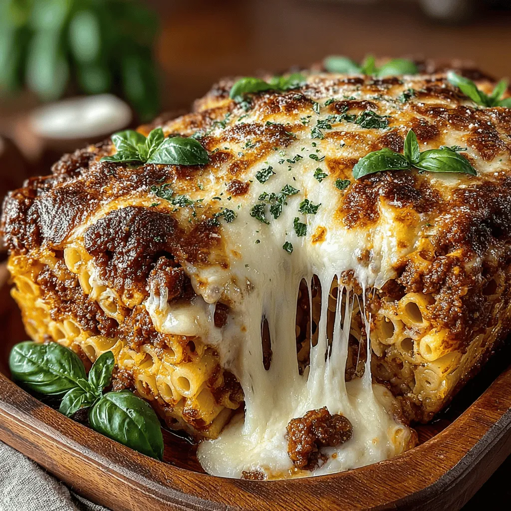 Zesty Cheesy Baked Ziti Delight: A Culinary Journey