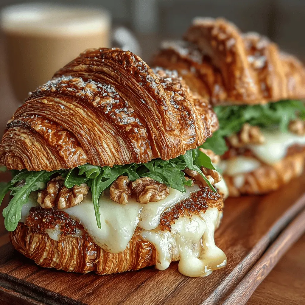 When it comes to gourmet sandwiches, few combinations can rival the exquisite pairing of creamy Brie cheese and sweet, juicy pears nestled within a flaky croissant. The Pear & Brie Croissant Sandwich is not just a culinary treat; it embodies a harmonious blend of flavors and textures that tantalizes the taste buds. The buttery richness of the croissant complements the smoothness of the Brie, while the inherent sweetness of the pear adds a refreshing contrast. To elevate this delightful creation further, a sprinkle of crunchy nuts can introduce an unexpected yet satisfying crunch, making each bite an experience in itself.