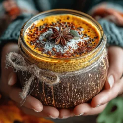 Chia pudding has surged in popularity as a nutritious and versatile dish that meets the demands of modern lifestyles focused on health and wellness. This delightful creation is not only easy to prepare but also packed with an array of health benefits, making it an ideal choice for anyone seeking a satisfying meal or snack. As autumn approaches, the appeal of seasonal ingredients comes into play, and one standout star is pumpkin. The Golden Spiced Pumpkin Chia Pudding beautifully marries the rich flavors of pumpkin with the nutrient-dense goodness of chia seeds, resulting in a healthful treat that can be enjoyed at any time of the day.