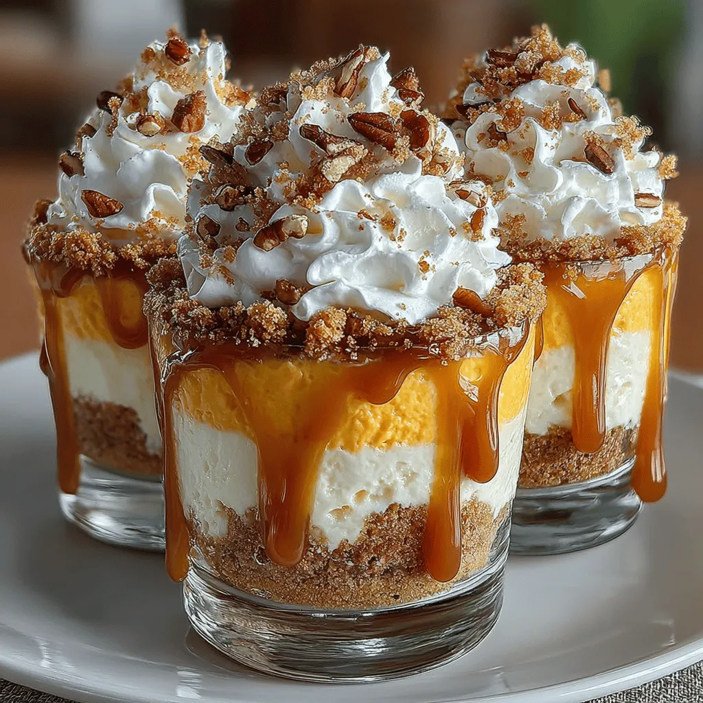 To elevate your Caramel Pumpkin Trifles to a new level of indulgence, consider incorporating a sprinkle of sea salt to create a salted caramel effect. This addition balances the sweetness of the caramel, enhancing the overall flavor profile of your dessert. Simply sprinkle a pinch of flaky sea salt on top of the caramel layer before adding the whipped cream. The contrasting flavors will delight your palate, making each bite a rich and savory experience. Salted caramel is not just a trend but a timeless flavor combination that complements the warm spices of pumpkin beautifully.