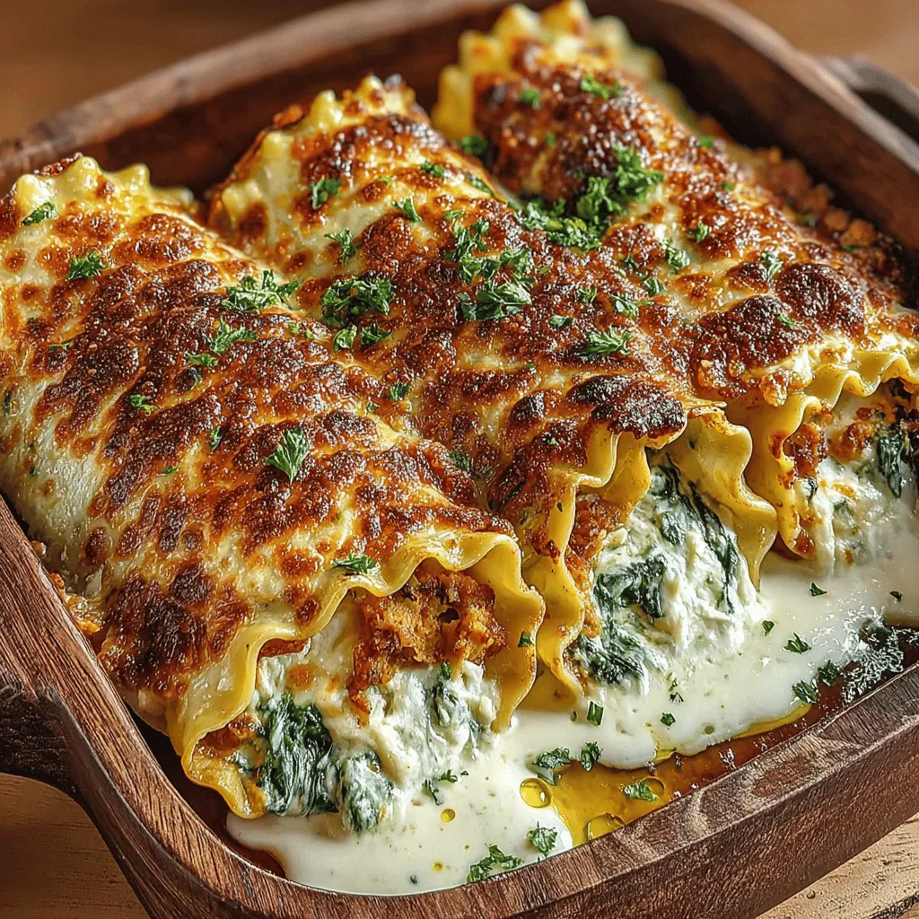 Lasagna is a beloved dish known for its rich flavors, hearty ingredients, and comforting nature. But what if you could combine the indulgence of lasagna with the convenience of a roll-up? Enter Creamy Alfredo Lasagna Roll-Ups, a delightful twist on a classic Italian favorite. These roll-ups offer all the warmth and satisfaction you crave from traditional lasagna, while presenting a fun and visually appealing alternative. Each bite is an explosion of creamy Alfredo sauce, melty cheese, and vibrant fresh ingredients that make this dish not only a feast for the palate but also for the eyes.