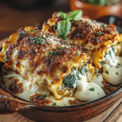 Creamy Alfredo Lasagna Roll-Ups