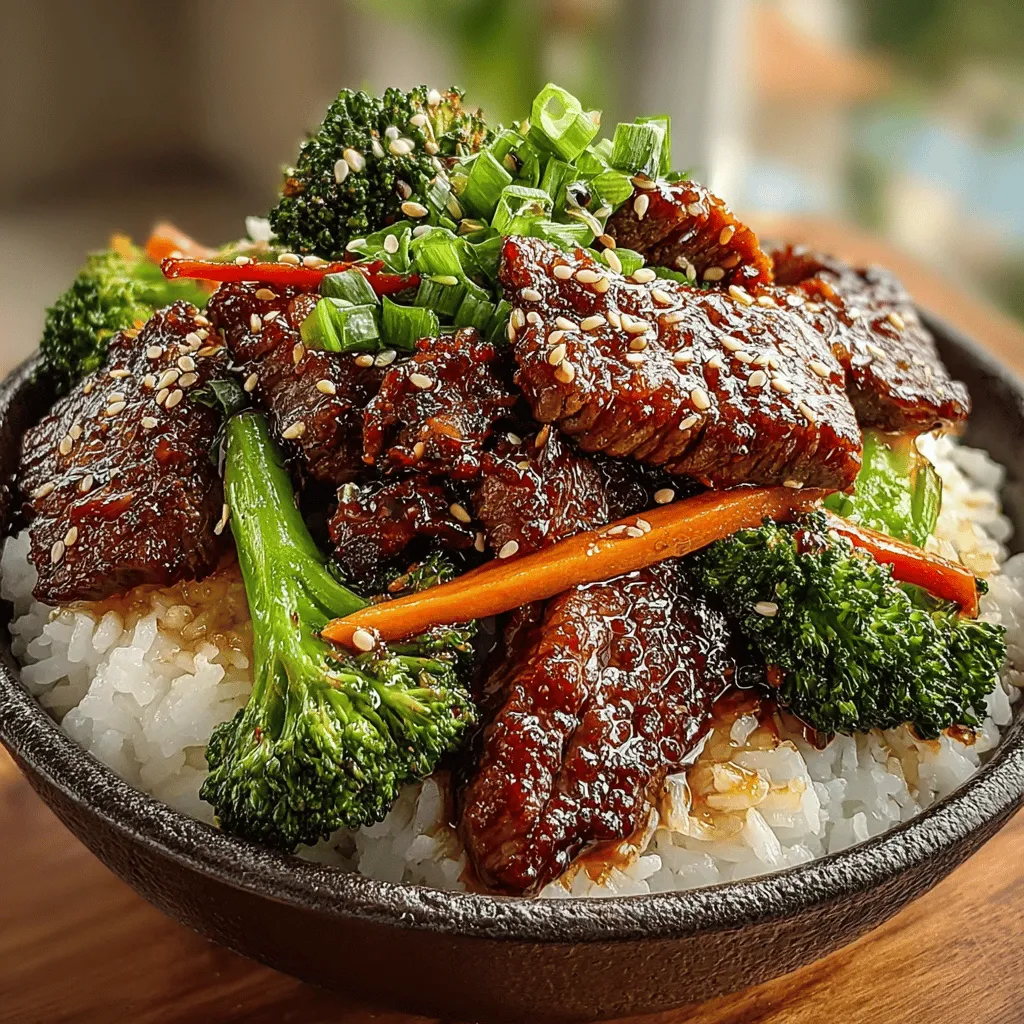 Savory Sesame Beef & Broccoli Stir Fry Recipe